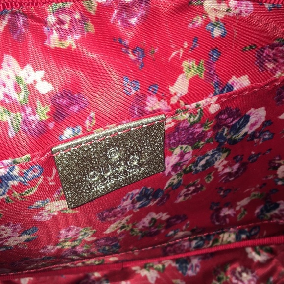 Red green and gold Gucci shoulder bag like new - Picture 5 of 8